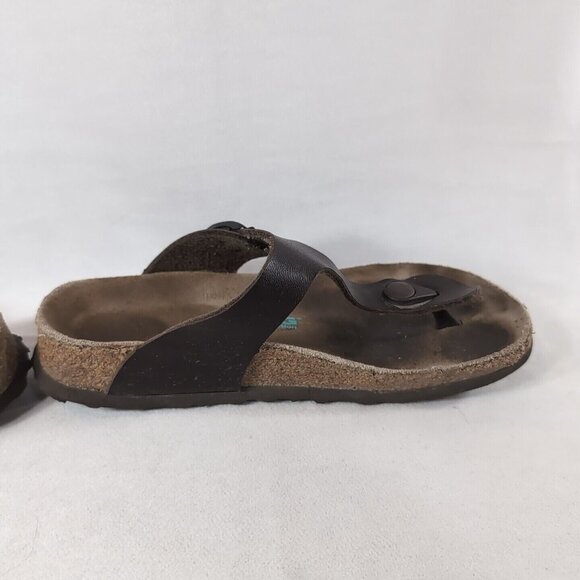 Viking Laguna Toe Post Sandals V712Y Brown Flip Flops Thong Open Toe 34 3.5 Girl - Picture 6 of 12